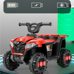 Electric ATV Car, Anti-Tipper Function, Lights and Music, 2-5 Years 