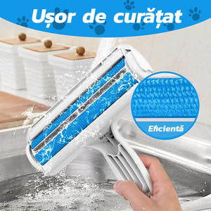 Hair Cleaning Brush, Reusable, for Any Surface, Lint Removal, White