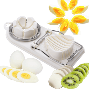 Multifunctional Slicer, 2 Shapes, for Eggs, Mozzarella, Practical, Easy to Use, 21.5cm x 8.5cm