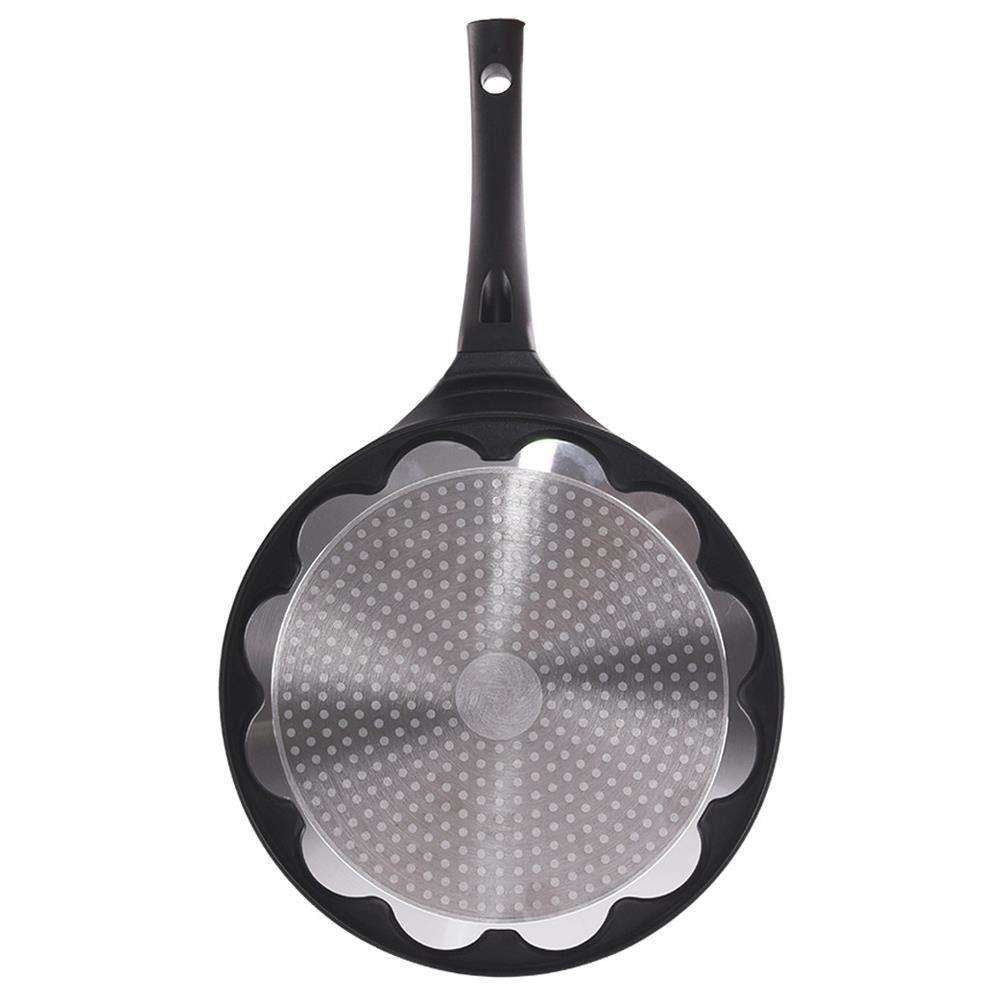 Tigaie Clatite, Antiaderenta, 7 Forme, Non-Stick, 26 cm, Negru