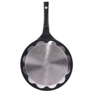 Tigaie Clatite, Antiaderenta, 7 Forme, Non-Stick, 26 cm, Negru